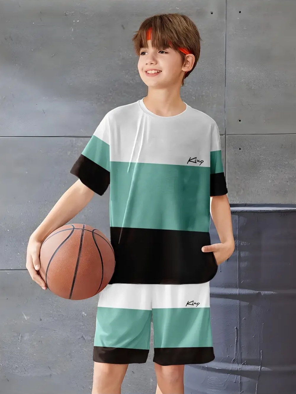 Summer Clothing List - 소년 세트 클래식 인쇄 패턴 어린이를위한