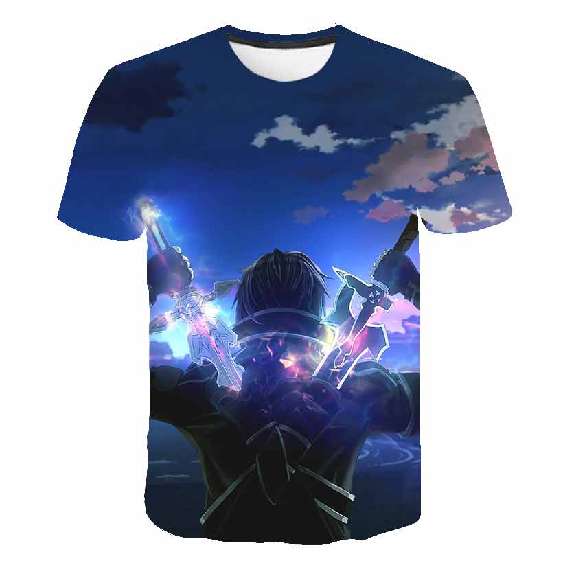 Summer Clothing Online Shopping - Anime 3D 프린트 소드 아트 온라인