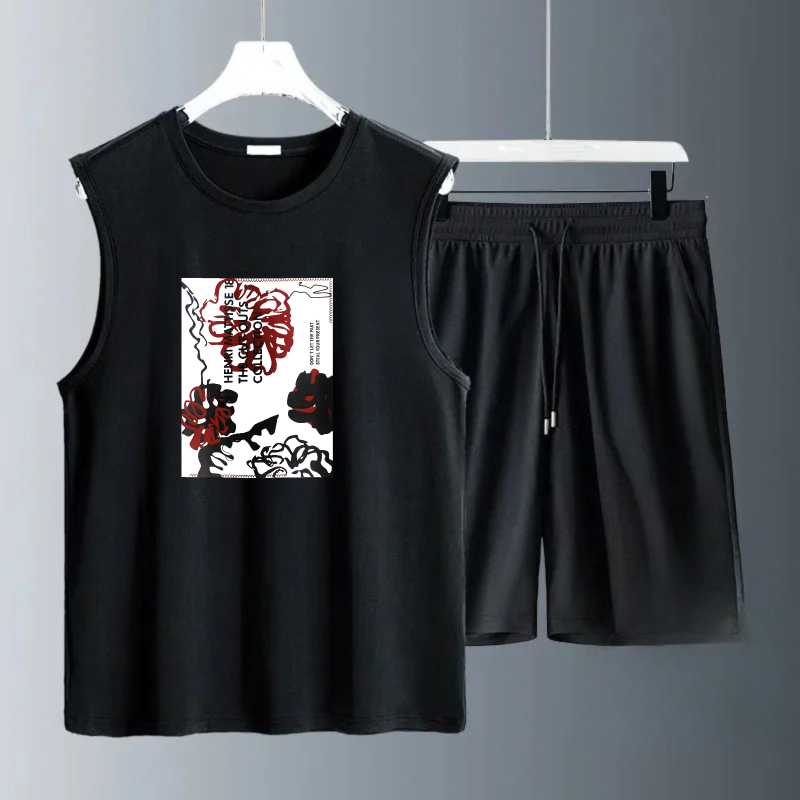 Summer Clothing Us - 남성용 탱크탑 세트 2026 여름 빠른