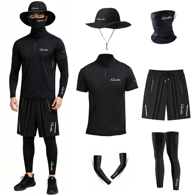 여름 가마카츠 낚시 의류 세트 남성용 자외선 차단 반팔 - Summer Rays Clothing 리뷰 및 가격