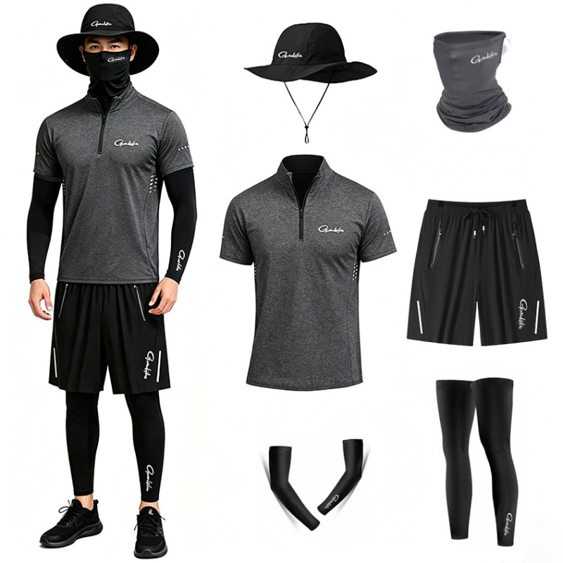 여름 가마카츠 낚시 의류 세트 남성용 자외선 차단 반팔 - Summer Rays Clothing 리뷰 및 가격