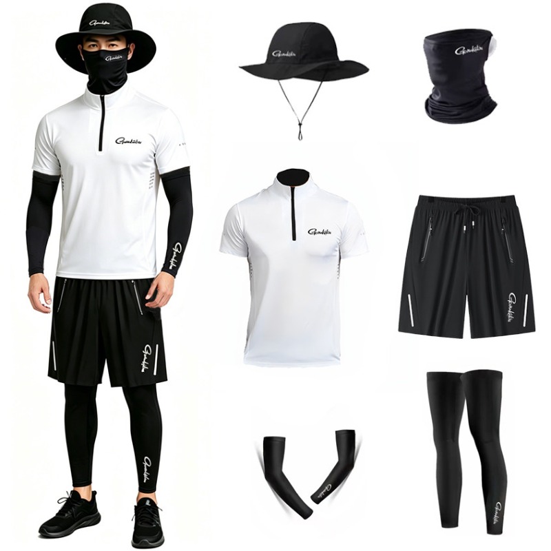여름 가마카츠 낚시 의류 세트 남성용 자외선 차단 반팔 - Summer Rays Clothing 리뷰 및 가격
