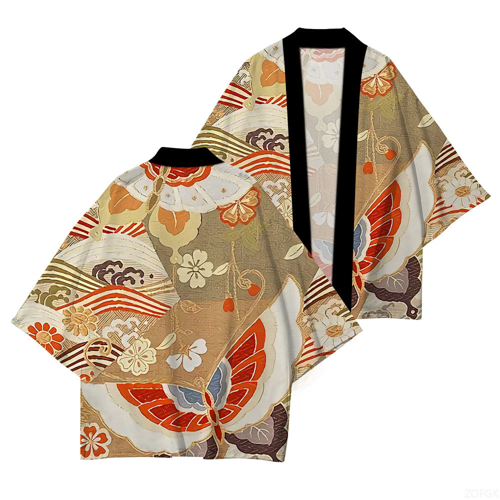 일본 전통 드레스 일본 기모노 벚꽃 프린트 캐주얼 컴포 - Quality Summer Clothing 리뷰 및 가격