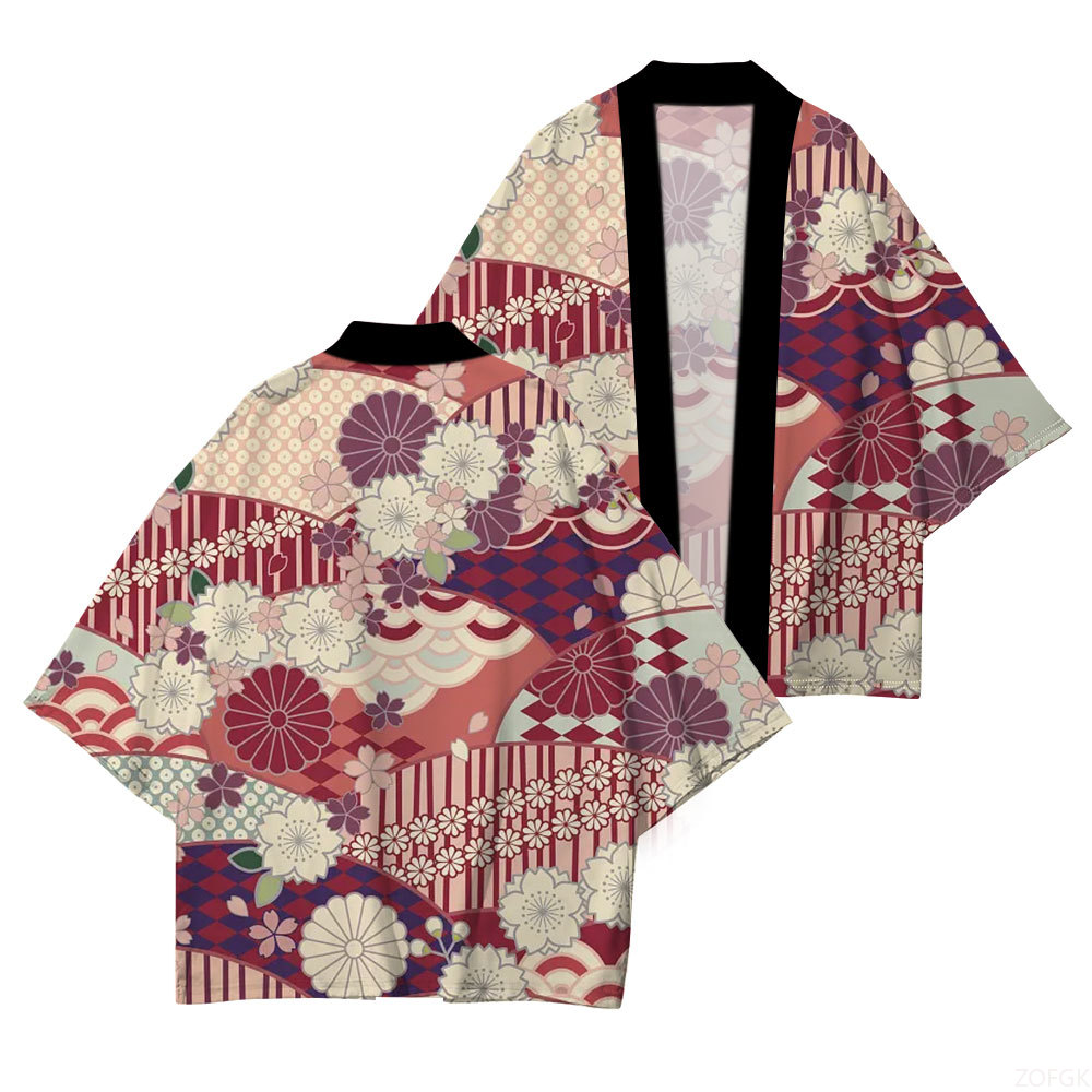 일본 전통 드레스 일본 기모노 벚꽃 프린트 캐주얼 컴포 - Quality Summer Clothing 리뷰 및 가격