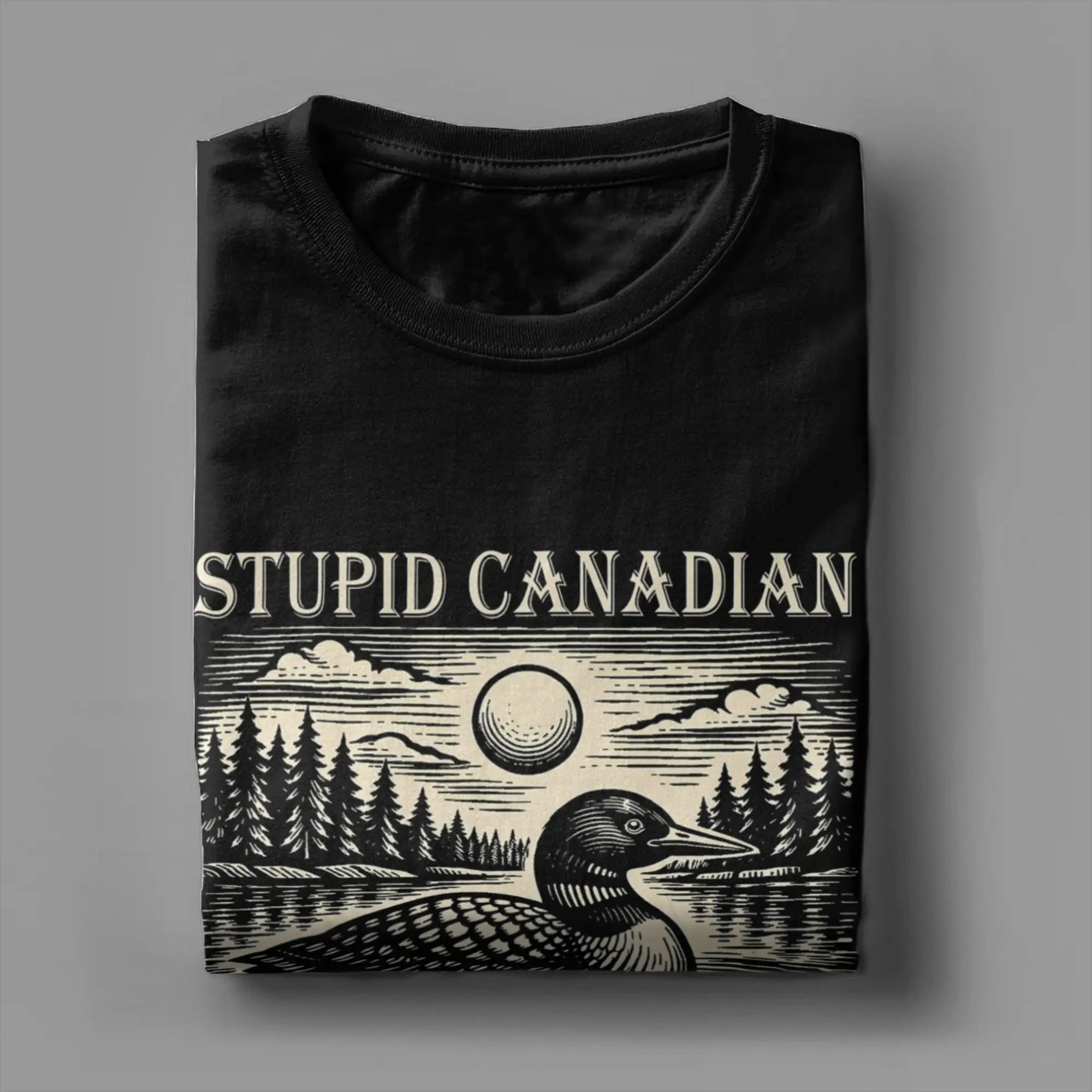남성 티셔츠 Stupid Canadian Wolf Bi - Summer Clothing Ideas 리뷰 및 가격