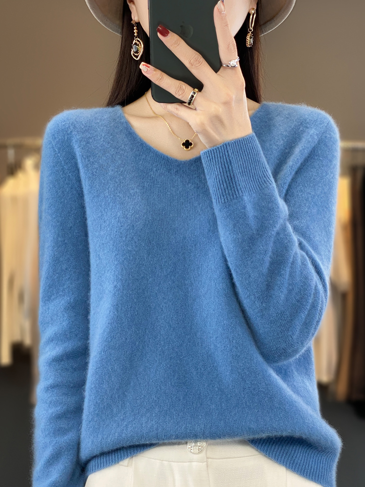 Fashion100% 메리노 울 스웨터 캐시미어 풀오버 - Summer Clothing Yarn 리뷰 및 가격