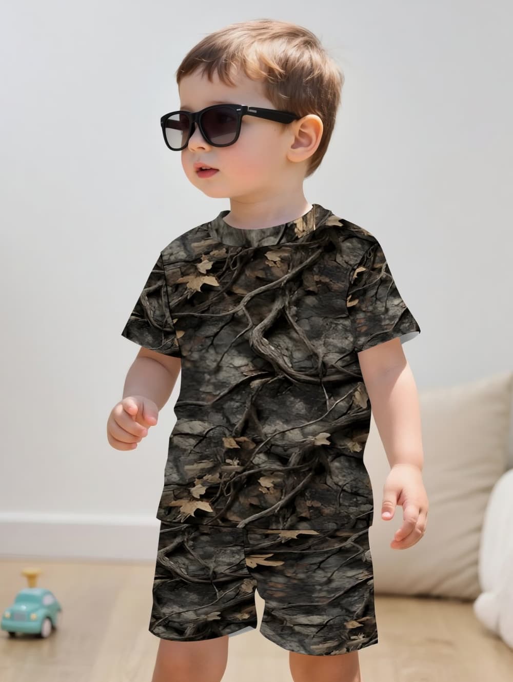 카모플라주 사냥 소년 세트 숲 프린트 스포츠 반팔 반바 - Summer Clothing List 리뷰 및 가격