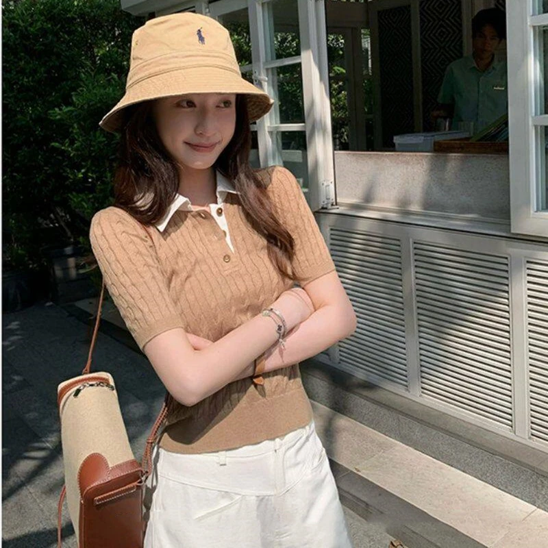여성 의류 니트 스웨터 여성 풀오버 새로운 여름 짧은  - Summer Clothing Yarn 리뷰 및 가격