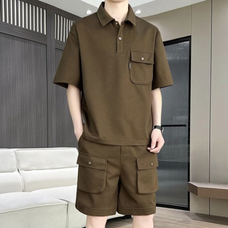 남성 여름 반팔 폴로셔츠 반바지 세트 프리미엄 품질 통 - Quality Summer Clothing 리뷰 및 가격
