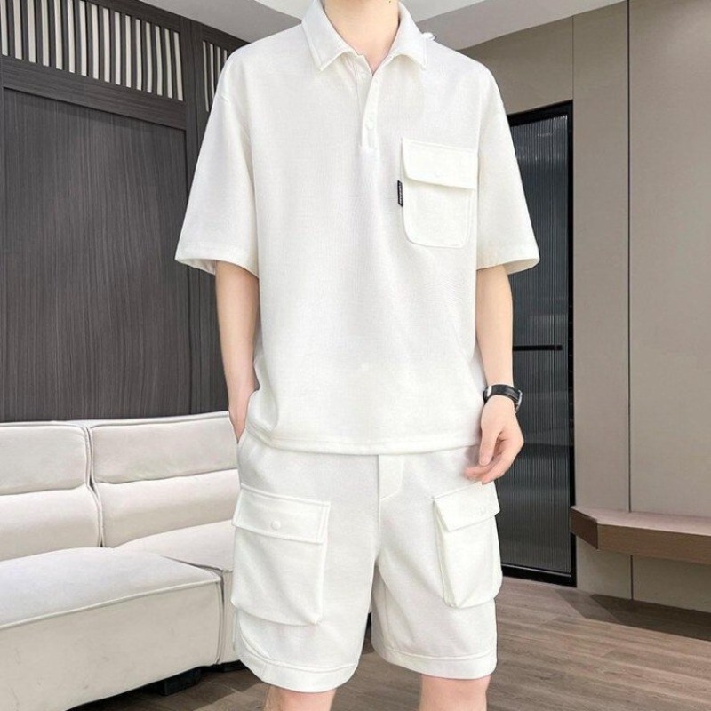 남성 여름 반팔 폴로셔츠 반바지 세트 프리미엄 품질 통 - Quality Summer Clothing 리뷰 및 가격