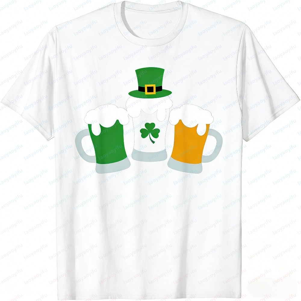 남성 여름 짧은 소매 코튼 티셔츠 아일랜드 맥주 아일랜 - Ireland Summer Clothing 리뷰 및 가격