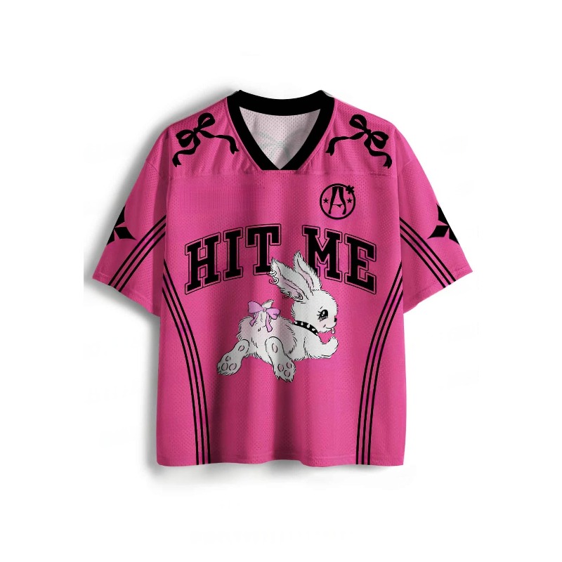 2026 뉴저지 스포츠 반팔 티셔츠, V넥 반팔 티셔츠 - Summer Clothing Y2K 리뷰 및 가격