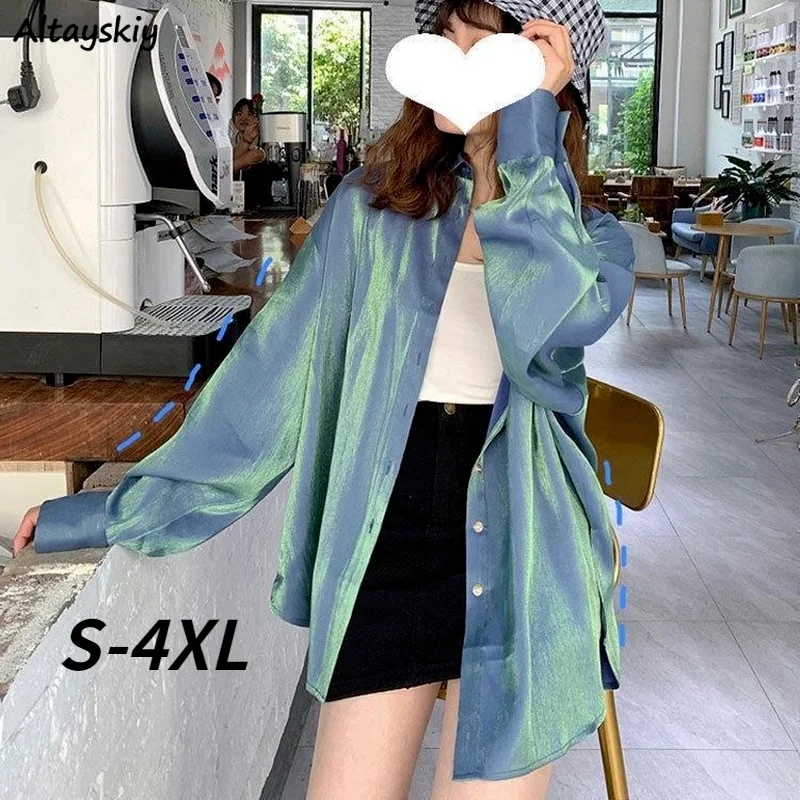 여성용 루즈한 자외선 차단 셔츠, 한국 스타일, 홀리데 - Summer Clothing Holiday 리뷰 및 가격