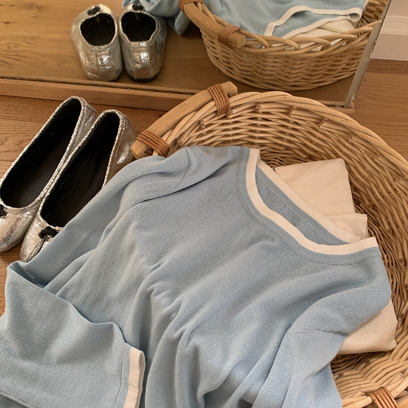 100% 면 여성용 O넥 컬러 블로킹 긴소매 셔츠 플러 - Summer Clothing Styles 리뷰 및 가격