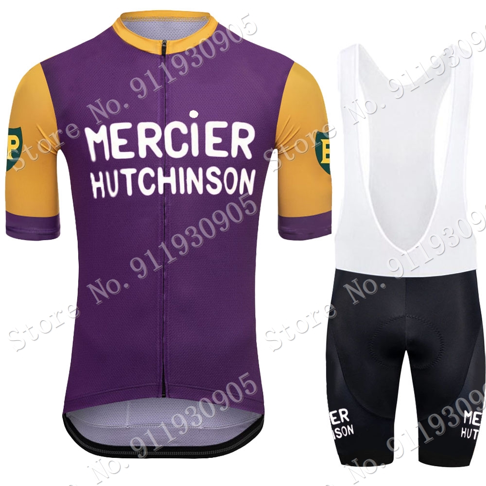 2023 Mercier 프로 팀 레트로 사이클링 저지  - Summer Clothing Sale Men 리뷰 및 가격