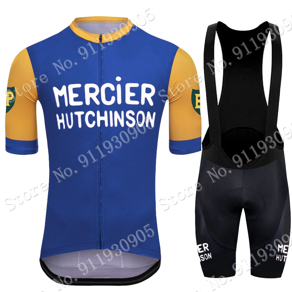 2023 Mercier 프로 팀 레트로 사이클링 저지  - Summer Clothing Sale Men 리뷰 및 가격