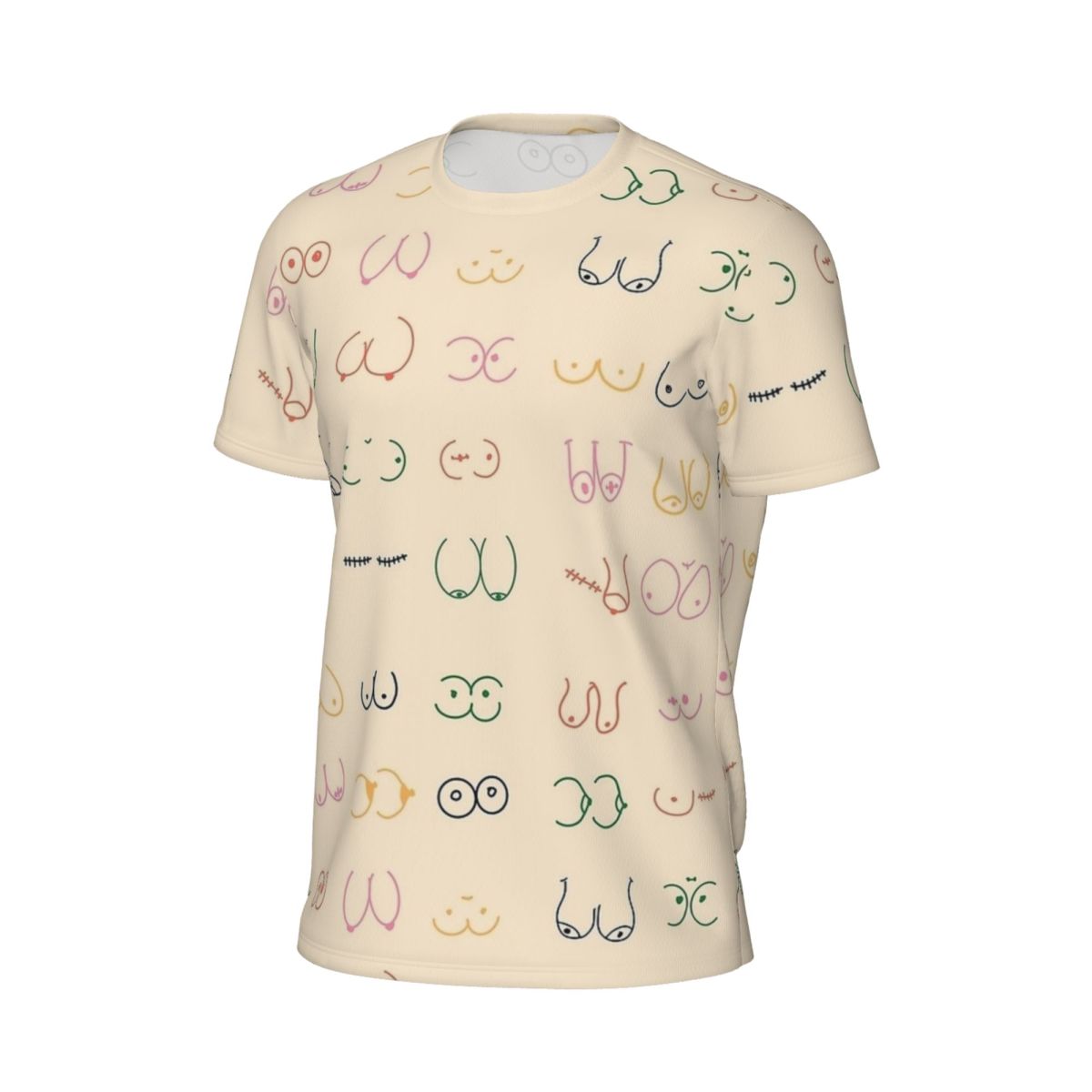 남성용 스포츠웨어 티셔츠 파스텔 가슴 스케치 티셔츠 인 - Summer Clothing Ideas 리뷰 및 가격